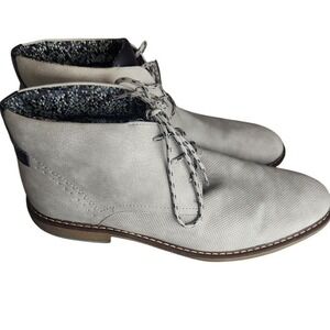 Madden Mens Size 13 Chukka gray lace up dress shoes "Sestin" model‎